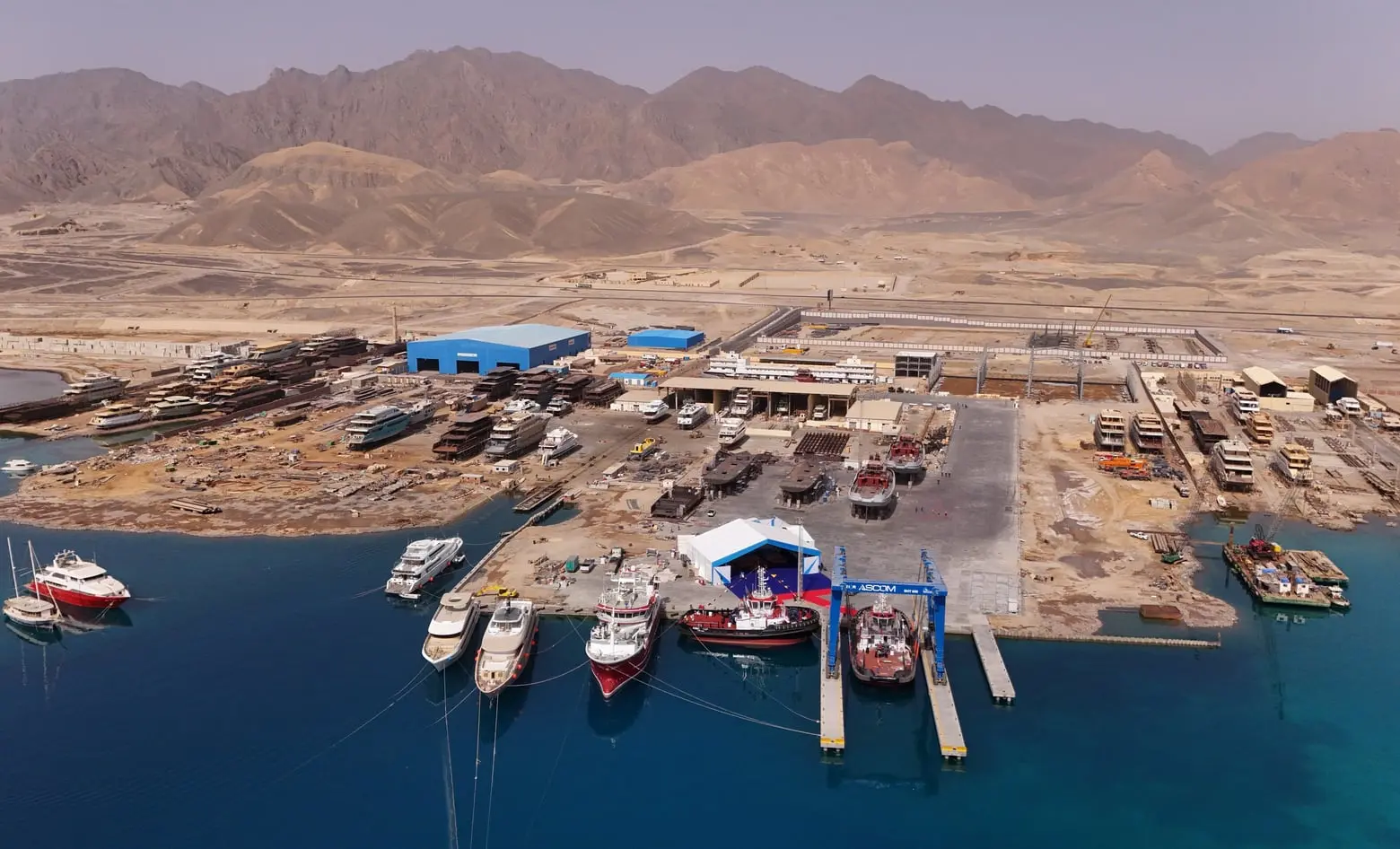 Red Sea Shipyard waterfront facilities