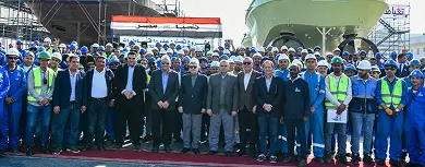 Shipyard team at Red Sea Shipyard