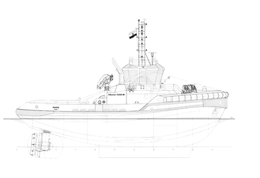Shipyard team reviewing vessel plans